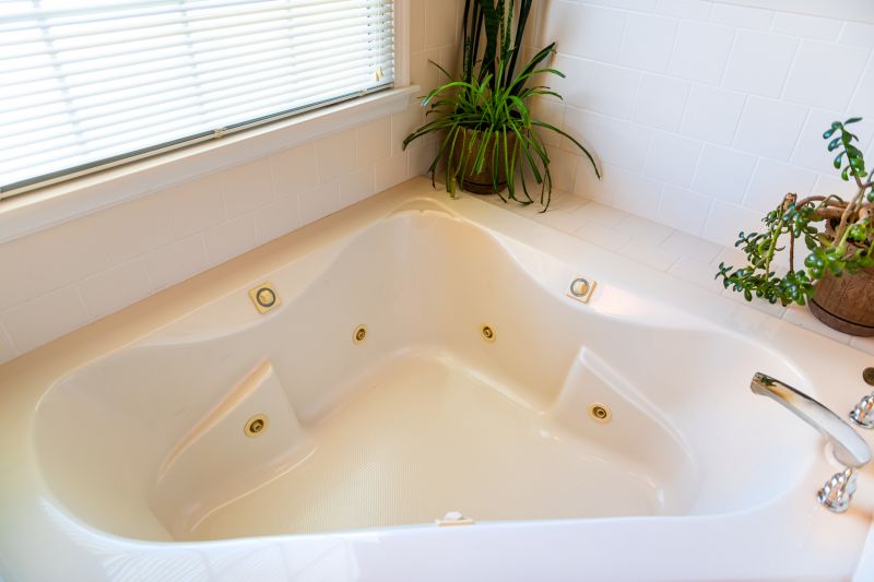 Spacious Corner Bathtub
